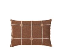 Broste Copenhagen Housses de coussins TILA in Marron 40x60 cm