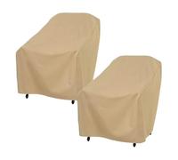 Housses de meubles de pelouse imperméables pour l'extérieur - 83 x 86 x 78 cm, protection robuste en polyester 210D, fixation coupe-vent, module de balcon de porche, accessoire de couverture durable |