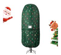 Housses de rangement pour sapin de Noël Ajustable antipoussière robuste | Rangement vert pour Noël Maison Placard Remise Garage Sous-sol Fêtes, Convient jusqu'à 2,7 m de haut