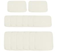 Housses de rechange - Outsunny - lot de 14 coussins salon de jardin zippées déperlant - polyester - crème