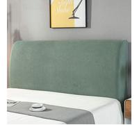 Housses de Tête de lit, 140-170cm Housse de Protection pour tête de lit Extensible Anti-poussière pour Chambre à Coucher,Vert