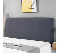 Housses de Tête de lit, 170-190cm Housse de Protection pour tête de lit Extensible Anti-poussière pour Chambre à Coucher,Gris A