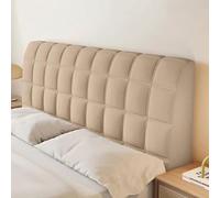 Housses De TêTe De Lit Double Simple King Size Extensible En Velours Cristal Couvre-TêTe De Lit Rembourré/Cuir/Bois Protection De Dossier De Lit, Décoration Anti-Poussière Couverture(160cm,Brown)