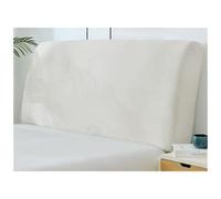 Housses de tête de lit, housse de tête de lit extensible universelle | Housse de tête de lit élastique en velours moderne, housse de protection extensible(White,180-200cm)