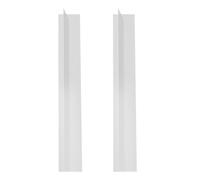 Housses en silicone pour cuisinière et comptoir, blanc | Barrière en silicone flexible, insert central défini, se place à travers l'ouverture entre le poêle et le comptoir