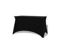 Housses extensibles pour table 2 pièces 243 x 76 x 74cm Noir