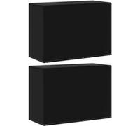 vidaXL 2X Housses de Meubles de Jardin Barbecue Bâches de Protection de Salon de Patio Housses de Mobilier d'Extérieur 6 Œillets 180x80x125 cm