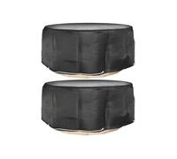 vidaXL Housses pour meubles de jardin 2 pièces 10 œillets Ø260x90 cm Rond