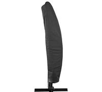 Proloisirs Housse pour parasol déporté, rond ou rectangulaire – Gris – 3x2–3x4 m