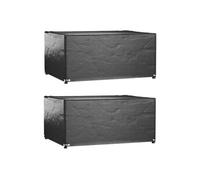 Vidaxl Housses Salon De Jardin2pcs 8oeillets 180x135x80cm Rectangulaire