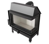 Houthaard Zibi 12, 11 kW, en acier, Thermotec, pour installation à droite