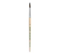 houxin JOLLY - Lot de 12 pinceaux à cheveux n° 14 - Boîte en carton - Idéal pour l'aquarelle, les craies de cire, les effets aquarelles - Durable - Avec aspect bois - Pour l'école, les cours d'art, la