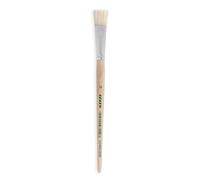 houxin Jolly - Lot de 12 pinceaux à Poils n° 14 - Boîte en Carton - Idéal pour l'aquarelle, Les craies de Cire, Les Effets aquarelles - Durable - avec Aspect Bois - pour l'école, Les Cours d'art, la