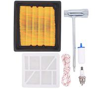 HouYeen Kit de filtres à air et à carburant pour tronçonneuse Husqvarna K760 K770 avec bougie d'allumage, corde de démarrage et ouille Torx