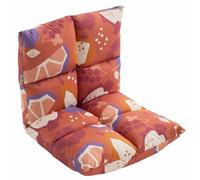 howa 2 en 1 Fauteuil pour enfants + chaise longue Fauteuil de sol pour enfants - dossier réglable en 3 positions 'colorful red' 8603