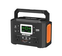 HOWEASY Centrale d'alimentation portable, générateur solaire de 300 W 222 Wh avec sortie AC pure 110 V et charge rapide 65 W PD pour camping, CPAP, voyage d'urgence à domicile