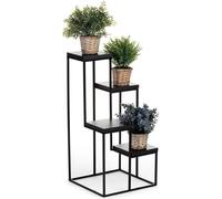 Howhomely escalier floral en métal aspect bois noir 70 cm style loft