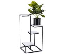 Howhomely Etagère à plantes 4 - Plante d'escalier 79 cm H - Banque de fleurs blanches