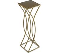 Howhomely Flower Stand Metal Gold 75 cm - tabouret à fleurs, colonne à fleurs moderne