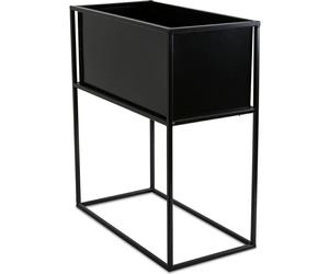 Howhomely Pot de fleurs avec support noir 50 cm