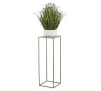 HowHomely Support pour fleurs en métal vert 70 cm de haut - Tabouret pour plantes solide et robuste en métal - Support pour plantes pour la décoration du salon, de la chambre ou du bureau
