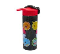 HOX Collection Pokémon Bouteille d'eau réutilisable en plastique sans BPA avec boucle de transport Paille amovible et anti-déversement 600 ml