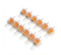 Hoxfly 12 Pièces Filtres à Essence Universel 6mm 8mm, Filtre à Carburant en Ligne Transparent pour Moto Scooter Tondeuse à Gazon et Quad, Compatible avec Durite Essence, Protection Moteur Efficace