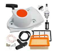 Hoypeyfiy Kit de démarrage avec filtre à air pour Stihl TS410 TS420 TS480i TS500i 4238-190-0300 4238-190-0302 4238-190-0301