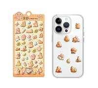 Hozaenwa Autocollants 3D - Stickers Mignons pour Gourde d'Eau,Décorations pour Carnet de Notes et Chambre pour Filles Halloween Noël