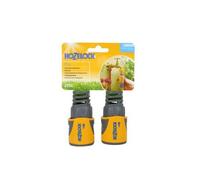 Hozelock - 2050 fin connecteur de tuyau pour 12,5 à 15 mm (1 / 2 à & 5 / 8 po) pack tuyau twin - hoz2050av