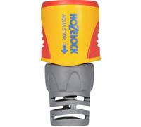 Hozelock 2055 6000 AquaStop PLUS plastique Adaptateur de tuyau raccord enfichable, Ø 12 à 15 mm (1/2) avec système aquastop