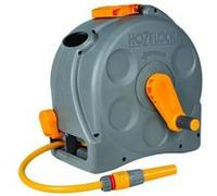 Hozelock 2415R0000 25 m 1/2 pouce gris, jaune Dévidoir de tuyau Gris G