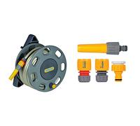 Hozelock 2422R0000 Dévidoir à fixation murale 30 m avec tuyau de 15 m & 2352P0000 Nécessaire d’arrosage