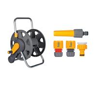 Hozelock 2475R0000 Dévidoir de tuyau nu capacité 60 m 2 en 1 & 2352P0000 Nécessaire d’arrosage