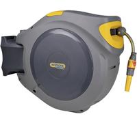 Hozelock Dévidoir Mural FlowMax AutoReel Gros débit avec Tuyau de 30m 25970000