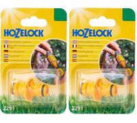 Hozelock Accoupleur Double mâle Tous diamètres sous Blister 2291P9000 (Lot de 2)