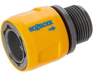 HOZELOCK - Adaptateur pour Tuyau Plat et Spiralé Ø 26,5mm (3/4") : Transfomer un Bout de Tuyau en un Raccord Femelle [2170P9000]