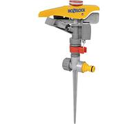 HOZELOCK - Arroseur Canon Plus 450 M² : Arroseur Pulvérisateur sur Pic Grande Surface (Ø 24M), Possibilité de Mettre Plusieurs Canons en Serie, Direction d'Arrosage Réglable 65° à 360° [2550 0000]