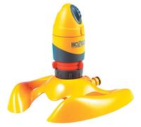 Hozelock – Arroseur rotatif Aquastorm 360 314 m² Ø20m 360° Moteur hydraulique Base luge