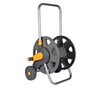 Hozelock Dévidoir chariot 60 m non équipé – axe renforcé, poignée intégrée, 2 raccords