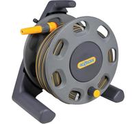 HOZELOCK - Dévidoir de Tuyau Portable 25 M : Poignée Intégrée, Livré avec 25 M de Tuyau Ultramax Robuste (Anti-UV et Gel, Anti-Vrille, Anti-Torsion), Raccords et lance, Capacité Max 30M [100-100-435]