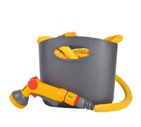 HOZELOCK - Kit Complet d'Arrosage Superhoze City 7,5 M : Idéal pour Petits Espaces Extérieurs, Balcons, Terrasses, Tuyau Extensible (3x sa Longueur Initiale), 2 Raccords, Prêt à l'Emploi [100-100-215]