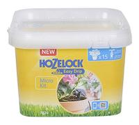 Hozelock – Kit d'arrosage goutte-à-goutte Micro Kit 15 m tuyau Ø 4 mm 15 goutteurs (7024 0000)