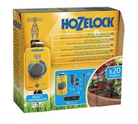 HOZELOCK - Kit d'Arrosage Goutte-à-Goutte pour 20 Pots : Système Autonome Complet avec son Programmateur Select Controller, Idéal pour Plantes en Pot, Arrosage Précis et Économe en Eau [2803 0000]