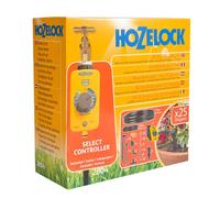 HOZELOCK - Kit d'Arrosage Goutte-à-Goutte pour 25 Pots : Système Autonome Complet avec son Programmateur Select Controller, Idéal pour Plantes en Pots et Bordures, Arrosage Économe en Eau [2804 1240]