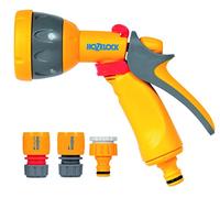 HOZELOCK - Kit Pistolet d'Arrosage Multi-Jets Ø 12,5mm - 15mm (1/2"- 5/8") : Kit d'Arrosage Complet, Nécessaire de Connections, 1 Pistolet Multi-Jets, 1 Connecteur Aquastop [2347P9019]