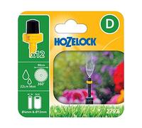 Hozelock Lot de 12 Micro Jets de Brume à 360° - Noir