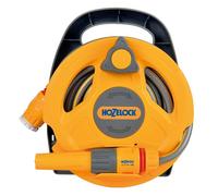 HOZELOCK - Mini Dévidoir Micro Reel 10 M : Idéal pour les Patios, Balcons et Petits Jardins, design Compact et Pratique "Click & Go", Fournis avec 1 lance d'Arrosage, Prêt à l'Emploi [2427 0000]
