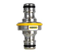 Hozelock Raccord adapteur métal Double mâle Pro 2044P0000