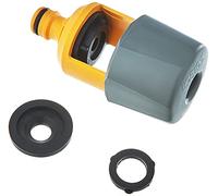 Hozelock Raccord robinet intérieur – Pour robinets carrés, ronds et mitigeurs – 43×34 mm – 2 joints